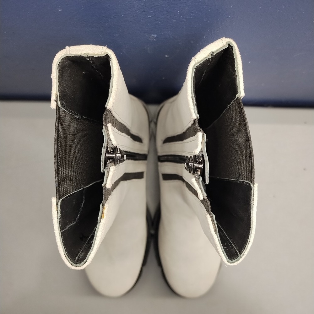 Free People Brooks Chelsea Boots Women's EU Size 36 Gray Black Lug Sole Side Zip - Picture 7 of 10